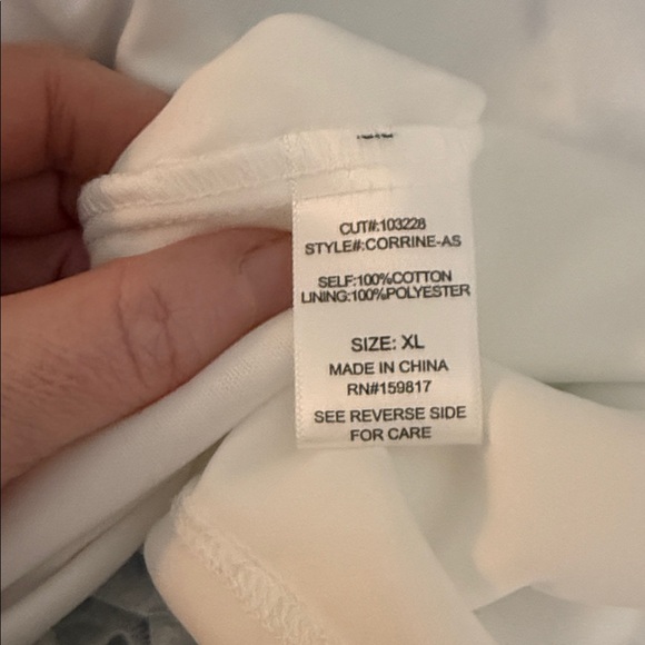 NWT Altar'd State Corrine Floral Blue and Cream Dress XL Size 14 - Picture 11 of 12